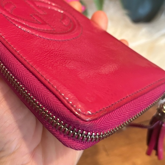 Gucci Soho red leather wallet - Picture 5 of 17